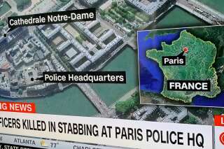 Pour évoquer l'attaque à Paris, CNN a utilisé une carte de France vieille de plus d'un siècle