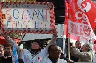 Infirmiers et personnels hospitaliers en grève pour dénoncer leurs conditions de travail