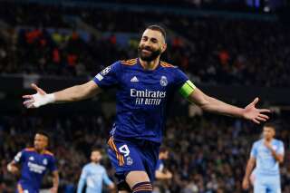 Manchester City-Real Madrid: Karim Benzema, double buteur dans un match somptueux