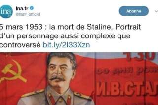 L'INA qualifie Staline de 
