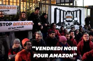 Contre le Black Friday, le siège d'Amazon France bloqué par des manifestants