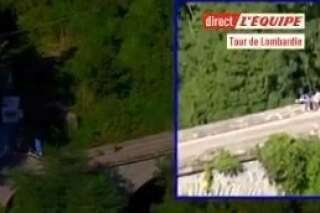 Tour de Lombardie: Remco Evenepoel chute par-dessus un pont
