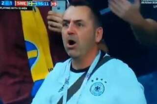Allemagne-Suède: la réaction de ce supporter allemand après le but de Toni Kroos résume bien la fin de match incroyable