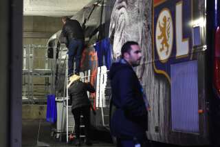 OM-OL: le bus lyonnais caillassé avant le match