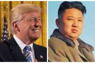 Donald Trump avec les cheveux de Kim Jong-Un, et inversement