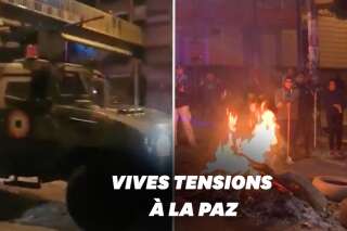 En Bolivie, l'armée a investi les rues contre les manifestants