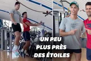 Cristiano Ronaldo livre à Novak Djokovic les secrets de ses sauts légendaires