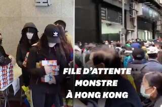 Face au coronavirus, ces Hongkongais se ruent sur les derniers masques