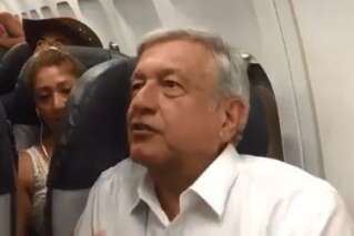 Lopez Obrador, le président mexicain élu, voyage sur des vols commerciaux et parfois, tout ne se passe pas comme prévu