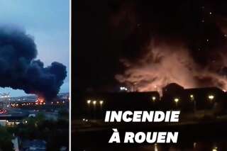 Les images de l'incendie de l'usine Lubrizol à Rouen
