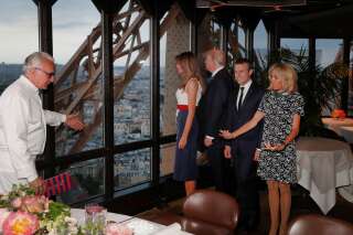 Le restaurant le Jules Verne, où Macron et Trump dînent, ravit-il les critiques gastronomiques ?