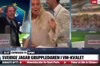 Suède - France: la joie totalement hystérique des commentateurs suédois après le but d'Ola Toivonen en toute fin de match