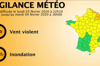 Tempête Hervé: Météo France place 7 départements du nord-est et la Corse en vigilance orange