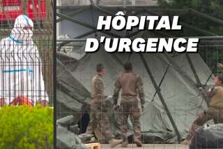 Coronavirus: à Mulhouse L'hôpital de campagne militaire se déploie