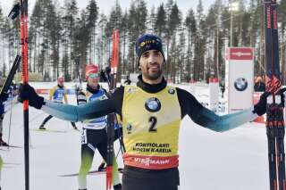 Biathlon: Martin Fourcade remporte la dernière course de sa carrière