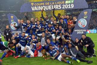 Coupe de la Ligue: Strasbourg remporte la finale face à Guingamp aux tirs au but