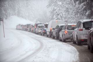 La neige en Savoie a coincé 600 personnes, hébergées en urgence