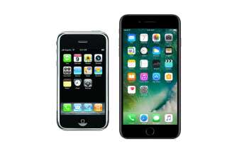 iPhone X : l'évolution de tous les iPhones depuis le début en morphing