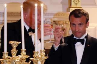 Au dîner d'État à Washington, Macron a bien fait rire les Américains... en se moquant des Anglais