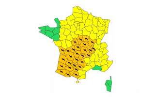 Météo France place 28 départements du Sud et du centre en vigilance orange aux orages