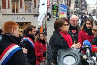 Pimkie: Martine Aubry, Adrien Quatennens et Ugo Bernalicis aux côtés des salariés à Lille
