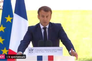 Convention climat: Macron prêt au référendum mais pas sur le préambule de la Constitution