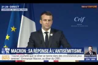 Au dîner du Crif, Emmanuel Macron égrène les noms de personnes tuées parce que juives