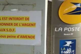 Nevers: La Poste s'explique après un message interdisant à ses clients de donner de l’argent aux SDF
