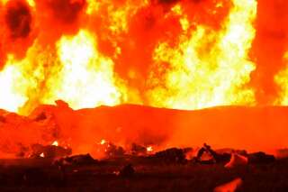 À Tlahuelilpan au Mexique, les images de l'incendie meurtrier d'un oléoduc