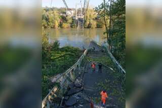 Un pont s'effondre à Mirepoix près de Toulouse, un camion et une voiture dans le Tarn