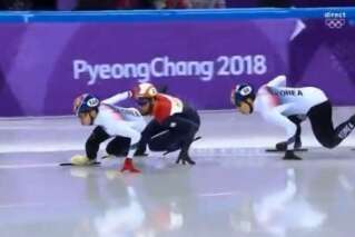 Jeux olympiques d'hiver 2018: Thibaut Fauconnet a pris un coup de patin en plein visage
