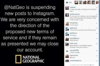 Instagram ne convainc pas National Geographic qui maintient la fermeture de son compte
