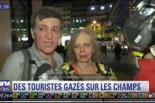 Des touristes gazés sur les Champs-Élysées en marge des violences