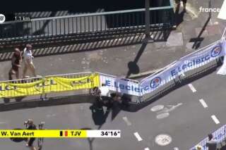 Tour de France: Wout Van Aert chute au contre-la-montre de Pau