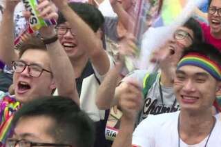 Taïwan a accueilli l'arrêt autorisant le mariage gay avec des cris de joie et des larmes