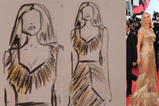 Uma Thurman et Monica Bellucci au Festival de Cannes 2017: une styliste dessine les plus belles tenues de la montée des marches