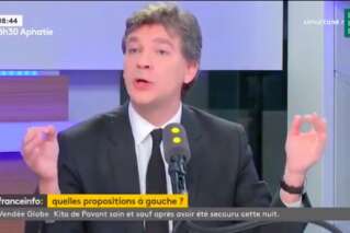 Arnaud Montebourg oublie de compter la journaliste qui l'interviewe, mais pas les hommes
