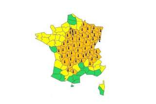 Canicule: Météo France place 53 départements en vigilance orange