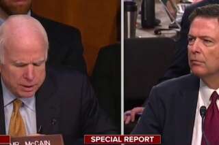 John McCain a une drôle d'excuse pour expliquer son état à l'audition de James Comey