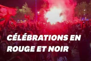 Finale PSG-Rennes: l'explosion de joie des supporters bretons