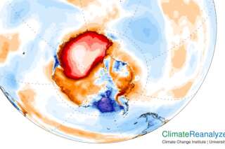 La température en Antarctique à plus de 30°C au-dessus de la normale