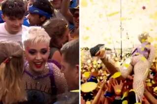 Katy Perry publie une belle vidéo de son slam à Glastonbury