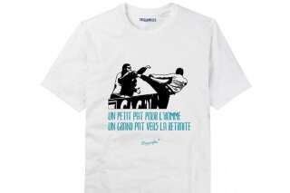 Coup de pied de Patrice Évra: un T-shirt humoristique se moque du joueur de l'OM