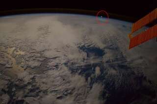 Les images impressionnantes d'une météorite filmée depuis la Station spatiale internationale