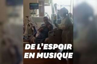 Cet Américain atteint du Covid-19 joue du violon depuis son lit d'hôpital