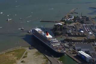 Les images magiques du Queen Mary 2 de retour à Saint-Nazaire