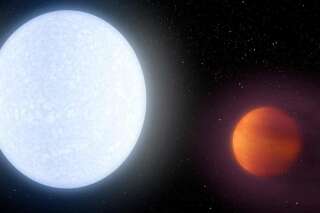 Sur la plus chaude des exoplanètes, la température dépasse 4000°C