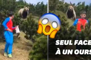 Suivi par un ours, un enfant italien fait preuve d'un sang-froid incroyable