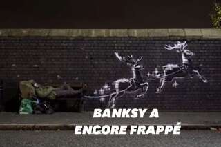 Banksy alerte sur la situation des sans-abri dans une nouvelle oeuvre