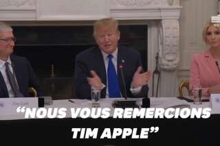 Trump appelle Tim Cook 